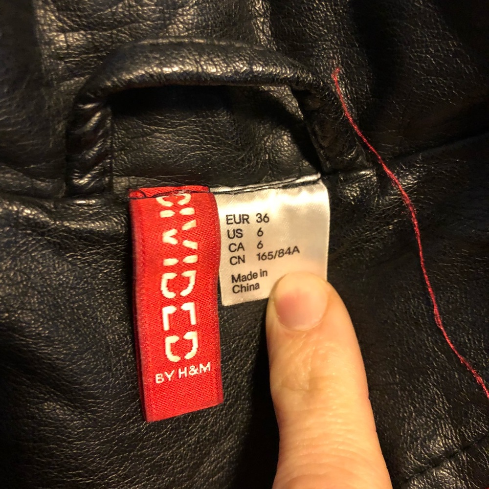 Faux leather jacket! - Picture 2 of 2